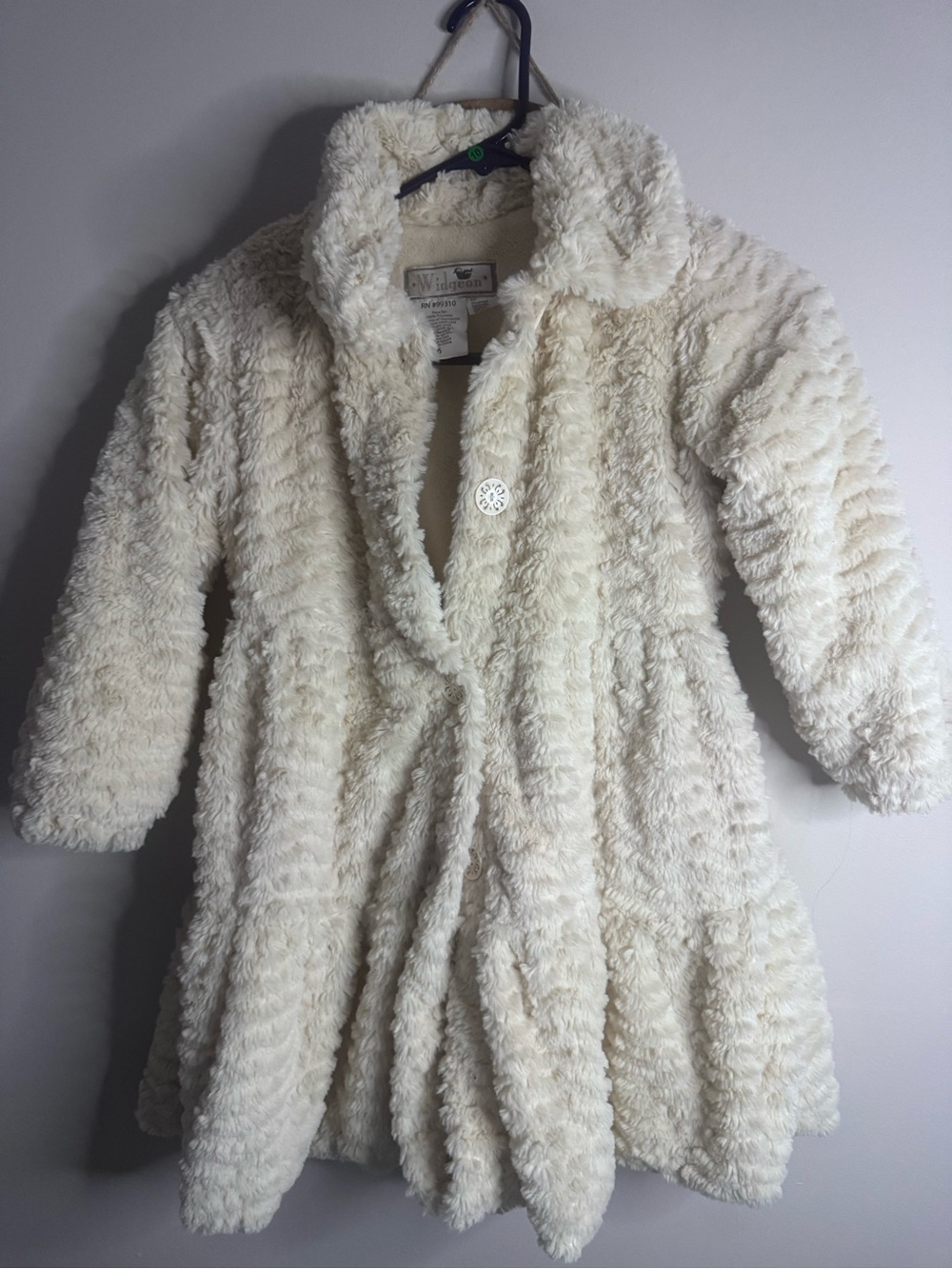 American Widgeon cream Faux Fur Girls' Coat - Cozy Winter Jacket 6